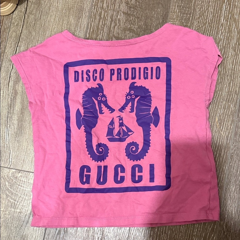 Gucci Pink and Purple Kids Shirt